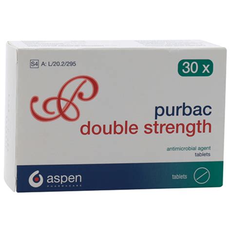 pubac|PURBAC DOUBLE STRENGTH TABLET